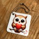 Love Owl Travel Tag