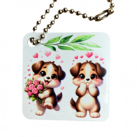 Love Dog Travel Tag