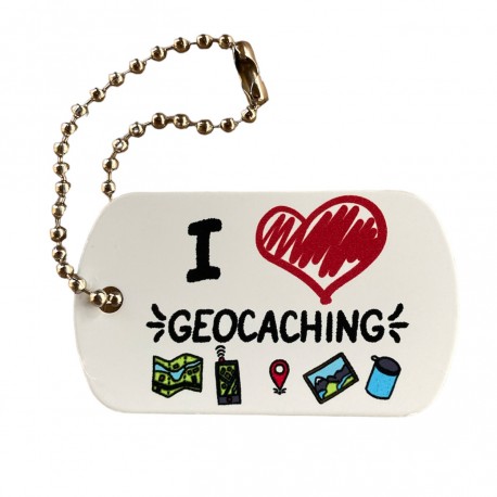 I love Geocaching Travel Tag