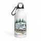 Gourde Blanche 500ml - Camping Car "Eat.Sleep.Geocache.Repeat"