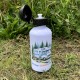 Gourde Blanche 500ml - Camping Car "Eat.Sleep.Geocache.Repeat"