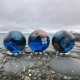 Jumbo Trackable Solar System Marble with Space Ships