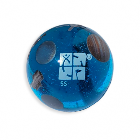 Jumbo Trackable Solar System Marble with Space Ships