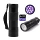 Lampe UV 12 LED - Noir