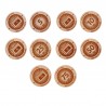 Milestone Wooden Nickel SWAG Coins Set - Lot de 5