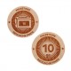 Milestone Wooden Nickel SWAG Coins Set - Lot de 5