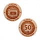 Milestone Wooden Nickel SWAG Coins Set - Lot de 5