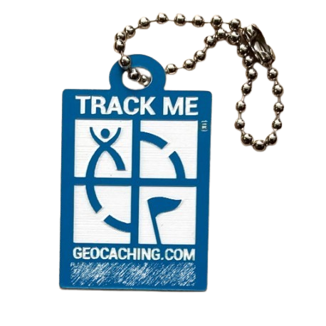 Travel Logo Geocaching - Bleu