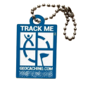 Travel Logo Geocaching - Bleu