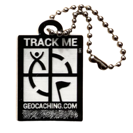Travel Logo Geocaching - Noir
