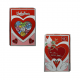 Valentine's Day Geocoin - Silver