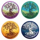 Patchs Geocaching Quatre Saisons - Lot de 4