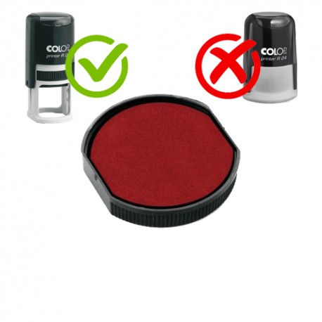 (Ancien Modèle) Encrier - Recharge pour Colop Printer R24 - Rouge