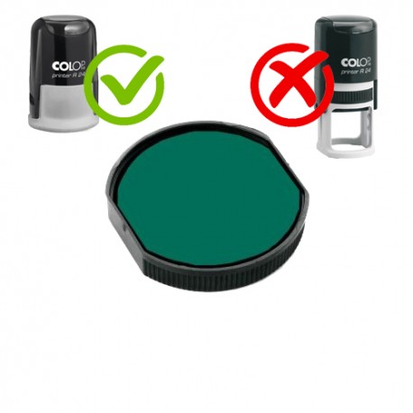 (Nouveau Modèle) Encrier - Recharge pour Colop Printer R24 - Vert