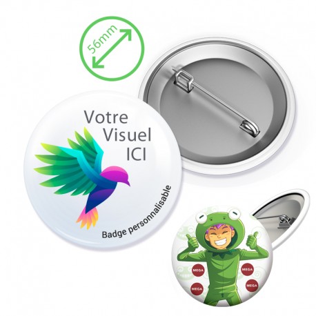 Badge personnalisé 56mm