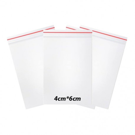 Sachets Zip x10 - 4x6cm