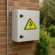 Cache magnétique "Danger électrique"