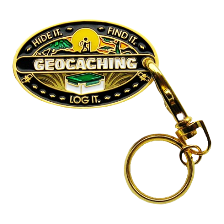Hide It. Find It. Log It. Geocoin. - Réédition Historique