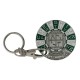 Rot13 Decoder Key Chain Geocoin - Antique Silver