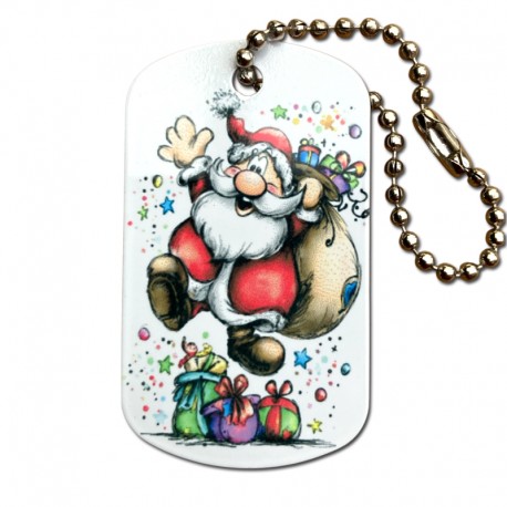 Papa Noël Travel Tag