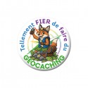 Badge Tellement fier de faire du Geocaching