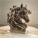2026 Year of the Fire Horse Wooden Geocoin XL - Édition Limitée