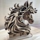 2026 Year of the Fire Horse Wooden Geocoin XL - Édition Limitée