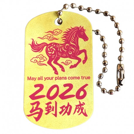 2026 Year of the Fire Horse Travel Tag