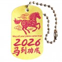 2026 Year of the Fire Horse Travel Tag