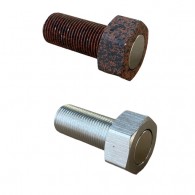 Cache Boulon Magnétique - Lot de 2 (Argent + Rouille)