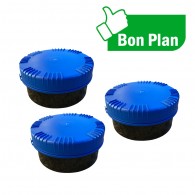 Galette noire/bleue 300ml - Lot de 3