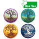 Patchs Geocaching Quatre Saisons - Lot de 4