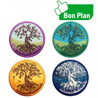 Patchs Geocaching Quatre Saisons - Lot de 4