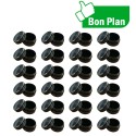 Mini Pastille Noire 3cm - Lot de 24