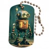 Steampunk Travel Tag - The Robot