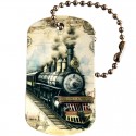 Steampunk Travel Tag - The Train