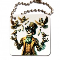 Steampunk Travel Tag - The Magician