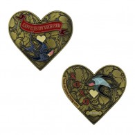 Love is in the Air Geocoin - Antique Bronze