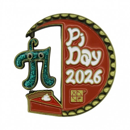 2026 Pi Day Geocoin (rotatif) - Édition Limitée