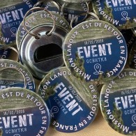 Décapsuleurs Porte-Clés personnalisés - Lot de 25