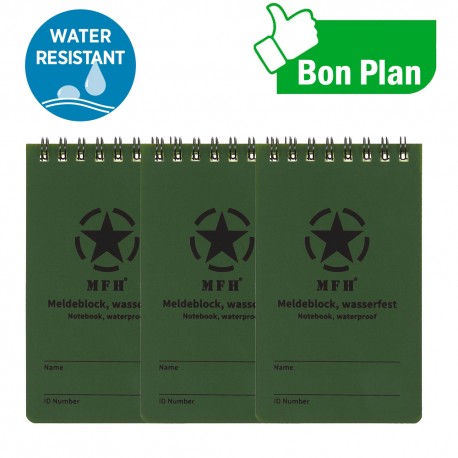 Carnet Étanche All Weather - Lot de 3