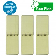 Carnet Étanche All Weather - Lot de 3