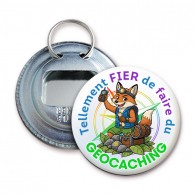 Décapsuleur Porte-Clés - Tellement fier de faire du Geocaching