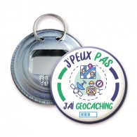 Décapsuleur Porte-Clés - J'peux pas j'ai Geocaching