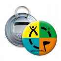 Décapsuleur Porte-Clés - Logo Geocaching