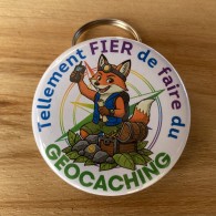 Décapsuleur Porte-Clés - Tellement fier de faire du Geocaching