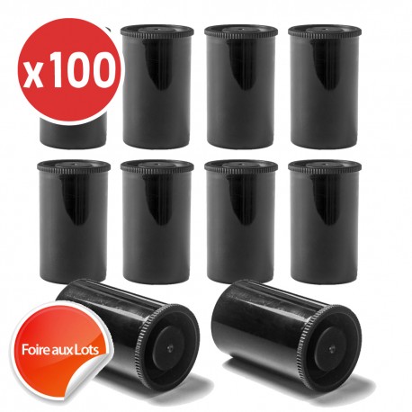 Mega Pack "film canister" hermétique x100 - Noir