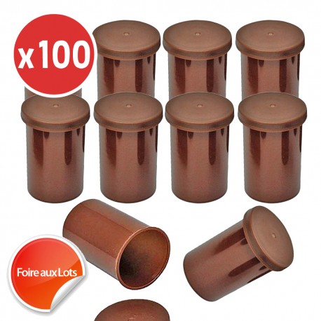 Mega Pack Film canister x100 - Marron