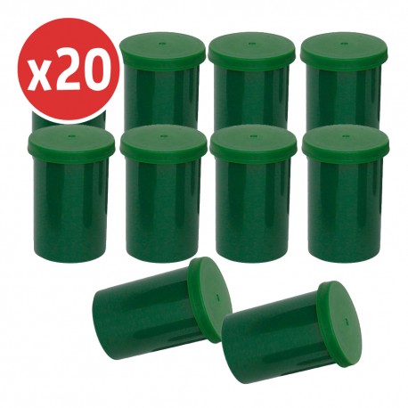 Film canister x20 - Vert