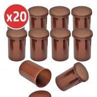 Film canister x20 - Marron